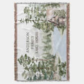 Grüne Kiefernwälder Familienhaus Decke (Vorderseite Vertikal)