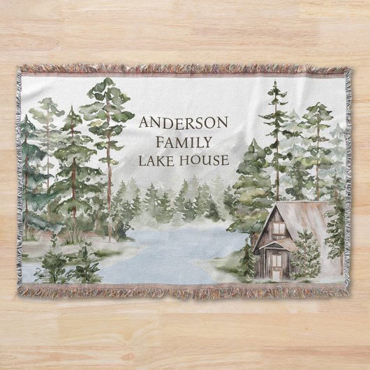 Grüne Kiefernwälder Familienhaus Decke