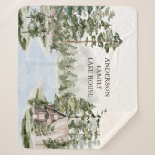 Grüne Kiefernwälder Familienhaus Sherpadecke (Vorderseite)