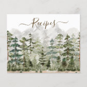 Grüne Kiefernwälder Kochkarte (Rückseite)