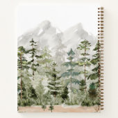 Grüne Kiefernwälder Rezept Notizblock (Rückseite)