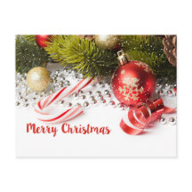 Grüne Kiefernzweig und rote Lanterns Illustration