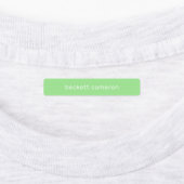 Grüne Kinder benennen Eisen auf Kleidung Etiketten (Befestigt)