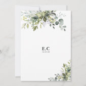 Grüne Kinderdusche Einladung (Rückseite)