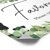 Grüne Kinderduschfavoriten der Heiligen Kuh Poster (Ecke)