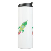 Grüne Kinderraketen Thermosbecher (Nach links gedreht)