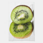 Grüne Kiwi Geschirrtuch (Vertikal)
