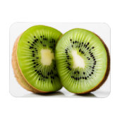 Grüne Kiwi Magnet (Horizontal)