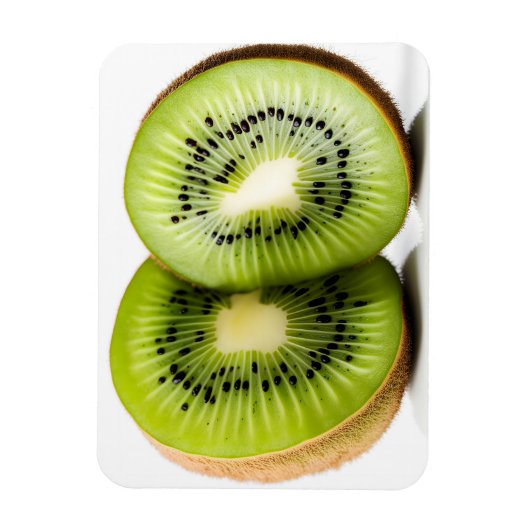 Grüne Kiwi Magnet (Vertikal)