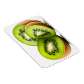 Grüne Kiwi Magnet (Rechte Seite)