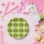 Grüne Kiwi-Papierplatte Pappteller (Party)