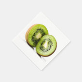 Grüne Kiwi Serviette (Ecke)