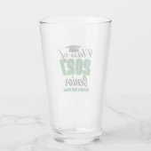 Grüne Klasse 2027 Senior Custom High School Glas (Rückseite)
