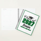 Grüne Klasse 2027 Senior Custom High School Planer (Anzeige)
