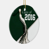 Grüne Klasse von Verzierung 2016 Keramik Ornament (Rechts)