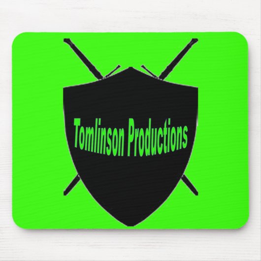 Grüne klassische Logo-Mausunterlage Mousepad (Vorne)