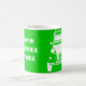 Grüne klassische Transportwagen-Tasse Citroen 2CV Kaffeetasse (Mittel)