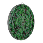 Grüne Klee Dartscheibe (Vorderseite Links)