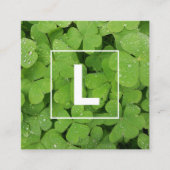 Grüne Klee erste Visitenkarte (Vorderseite)
