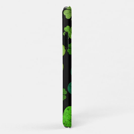 Grüne Klee, Glücksklamotten, St. Patrick's Day Case-Mate iPhone Hülle (Hinten/Rechts)