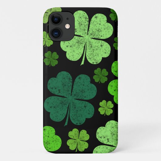 Grüne Klee, Glücksklamotten, St. Patrick's Day Case-Mate iPhone Hülle (Rückseite)