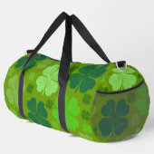 Grüne Klee, Glücksklamotten, St. Patrick's Day Duffle Bag (Rechte Ecke)