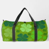 Grüne Klee, Glücksklamotten, St. Patrick's Day Duffle Bag (Rückseite)