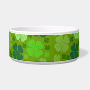 Grüne Klee, Glücksklamotten, St. Patrick's Day Napf