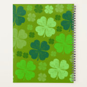 Grüne Klee, Glücksklamotten, St. Patrick's Day Planer (Rückseite)