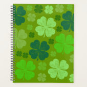 Grüne Klee, Glücksklamotten, St. Patrick's Day Planer (Vorderseite)