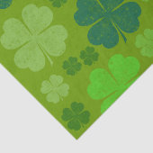 Grüne Klee, Glücksklamotten, St. Patrick's Day Seidenpapier (Ausschnitt)