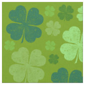 Grüne Klee, Glücksklamotten, St. Patrick's Day Stoff (Nahaufnahme)