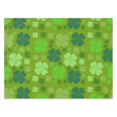 Grüne Klee, Glücksklamotten, St. Patrick's Day Tischdecke (Vorderseite (Horizontal))