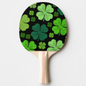 Grüne Klee, Glücksklamotten, St. Patrick's Day Tischtennis Schläger (Vorderseite)