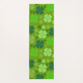 Grüne Klee, Glücksklamotten, St. Patrick's Day Yogamatte (Rückseite)