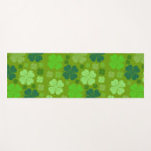 Grüne Klee, Glücksklamotten, St. Patrick's Day Yogamatte (Vorderseite (Horizontal))