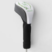 Grüne Klee Lucky Monogram Golf Headcover (angewinkelt)