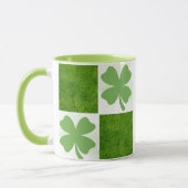 Grüne Klee Tasse (Links)