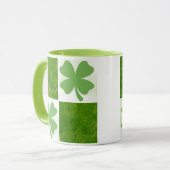 Grüne Klee Tasse (Vorderseite Links)