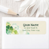 Grüne Klee-und Schmetterlings-Ecken (Insitu)