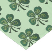 Grüne Kleeblatt 2025 Großer Tischläufer (Ecke)