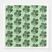 Grüne Kleeblatt 2025 Serviette (Vorderseite)