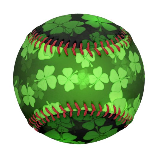 Grüne Kleeblätter Baseball (Vorderseite)