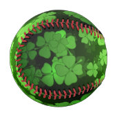 Grüne Kleeblätter Baseball (Vorderseite Links)