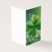 Grüne Kleeblätter Happy St. Patrick's Day (7) c (Vorderseite)