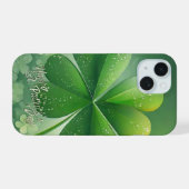 Grüne Kleeblätter Happy St. Patrick's Day (7) c iPhone 15 Hülle (Rückseite (Horizontal))