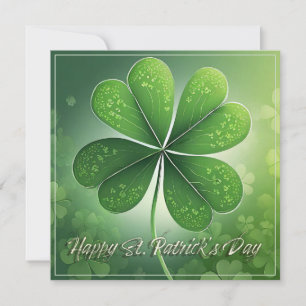 Grüne Kleeblätter Happy St. Patrick's Day (8) c