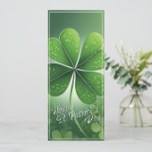 Grüne Kleeblätter Happy St. Patrick's Day (8) c (Stehend Vorderseite)