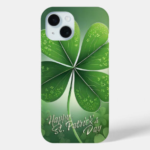 Grüne Kleeblätter Happy St. Patrick's Day (8) c Case-Mate iPhone Hülle