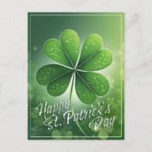 Grüne Kleeblätter Happy St. Patrick's Day (8) c